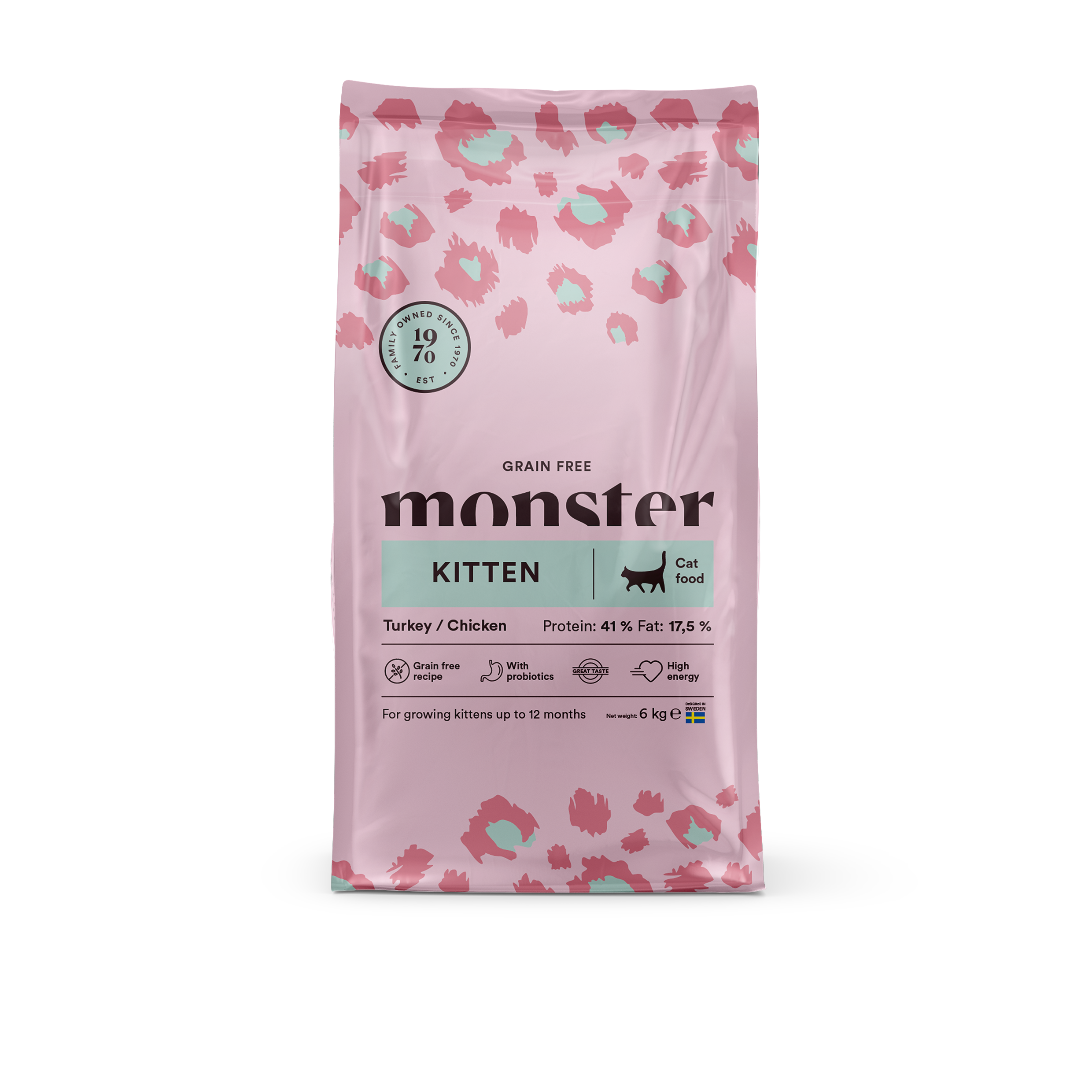 Grain Free Kitten Turkey & Chicken Kattmat 6kg