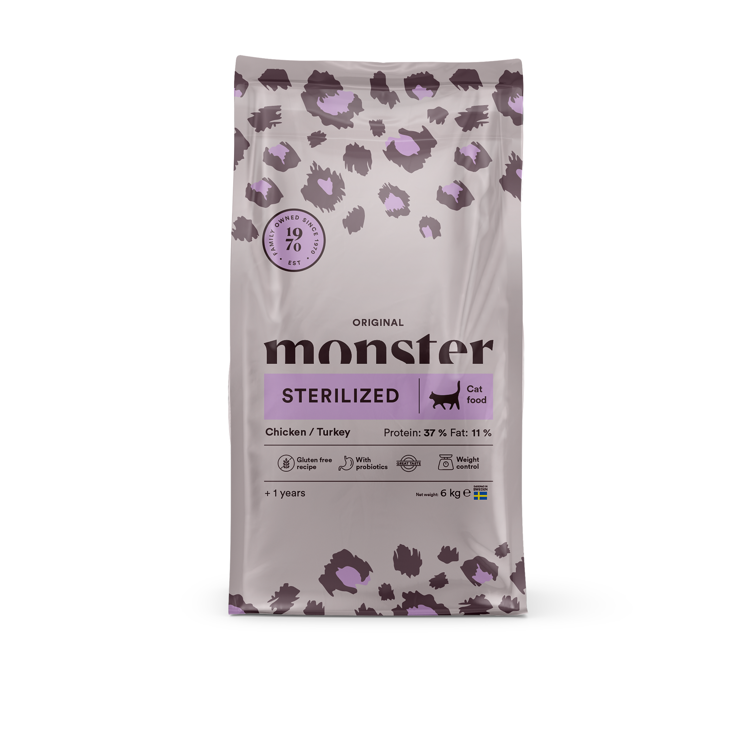 Original Sterilized Chicken & Turkey Kattmat 6kg