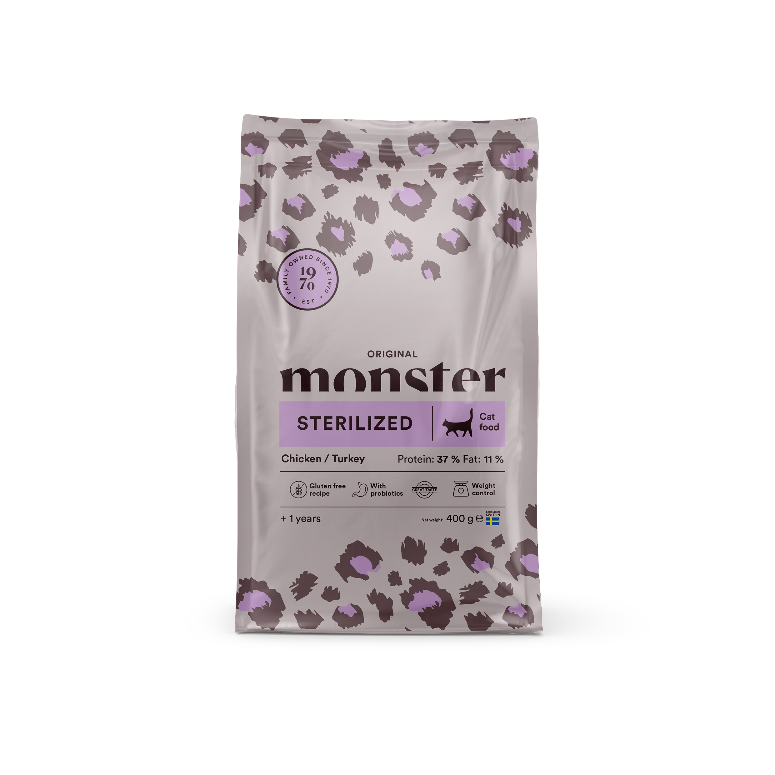 Original Sterilized Chicken & Turkey Kattmat 400g