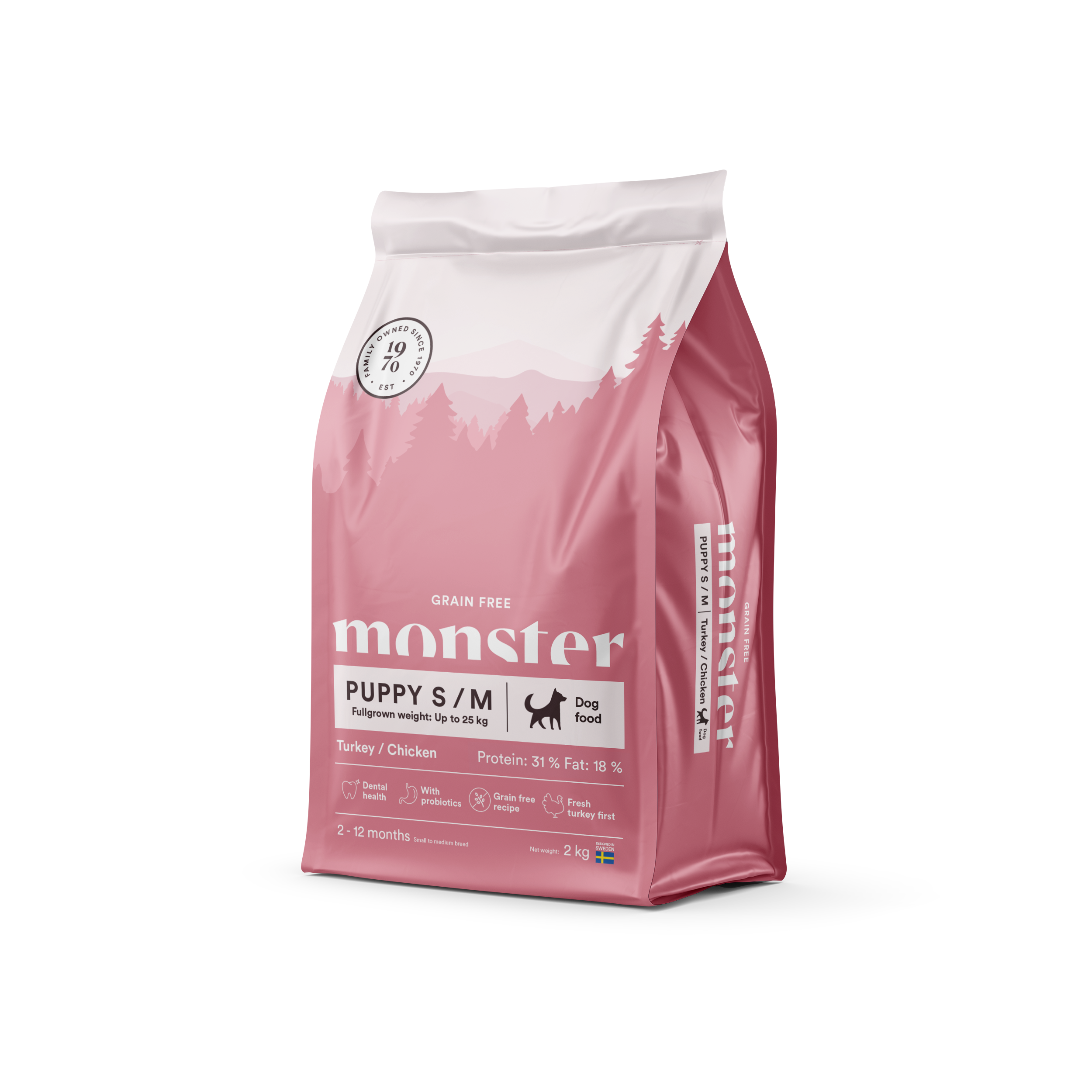 Grain Free Puppy S&M Turkey & Chicken Hundmat 2kg