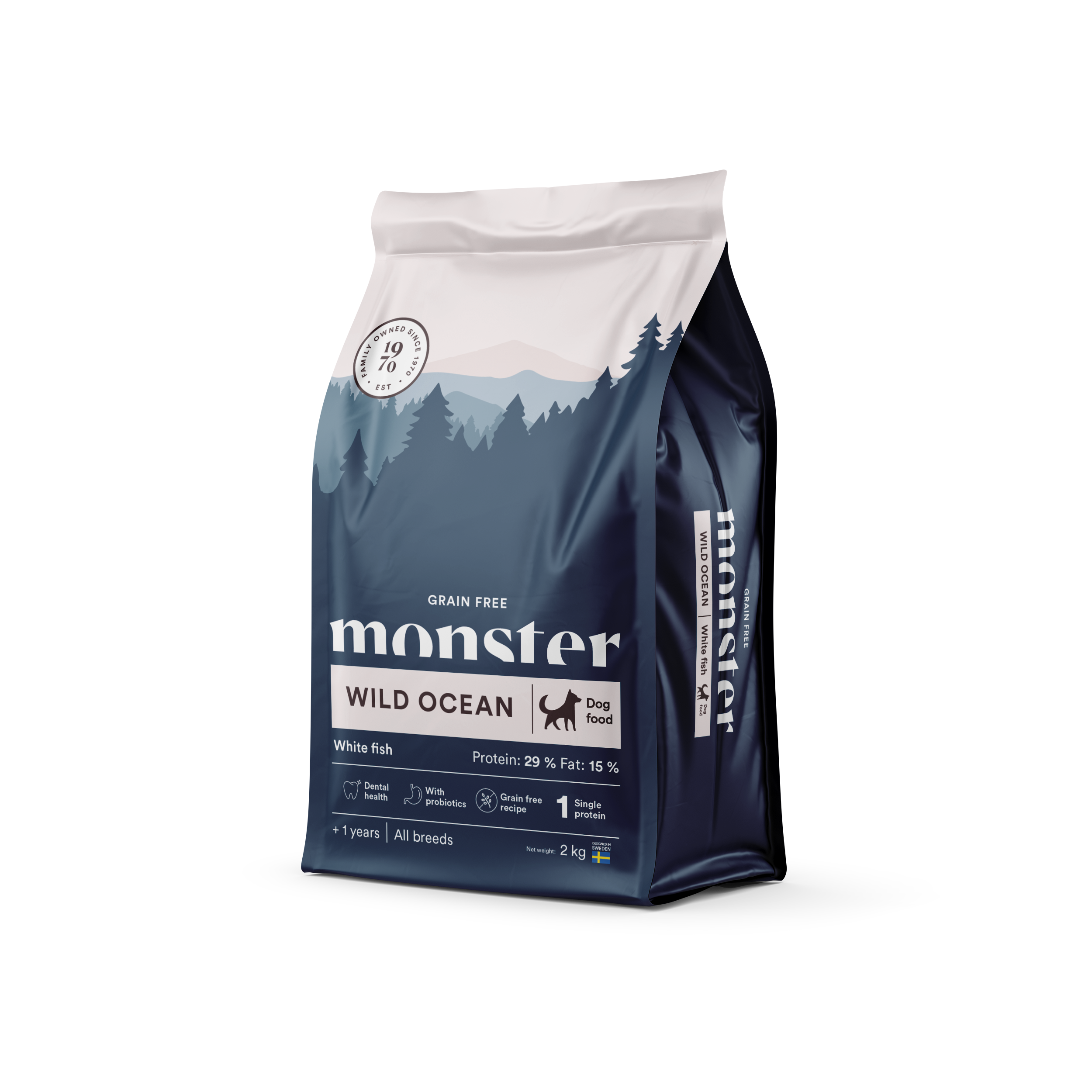 Grain Free Wild Ocean Sensitive Hundfoder 2kg