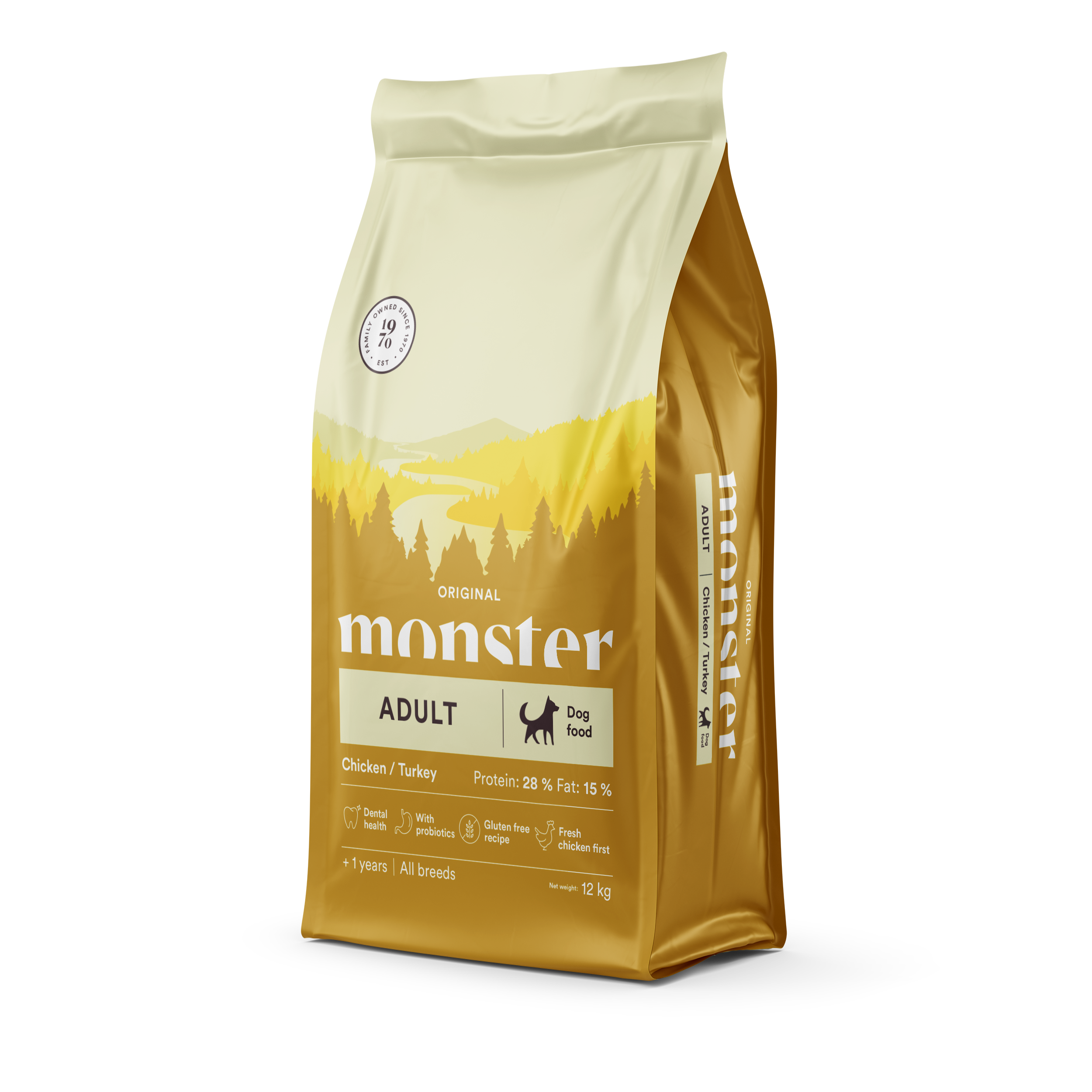 Original Adult Chicken & Turkey Hundfoder 12kg