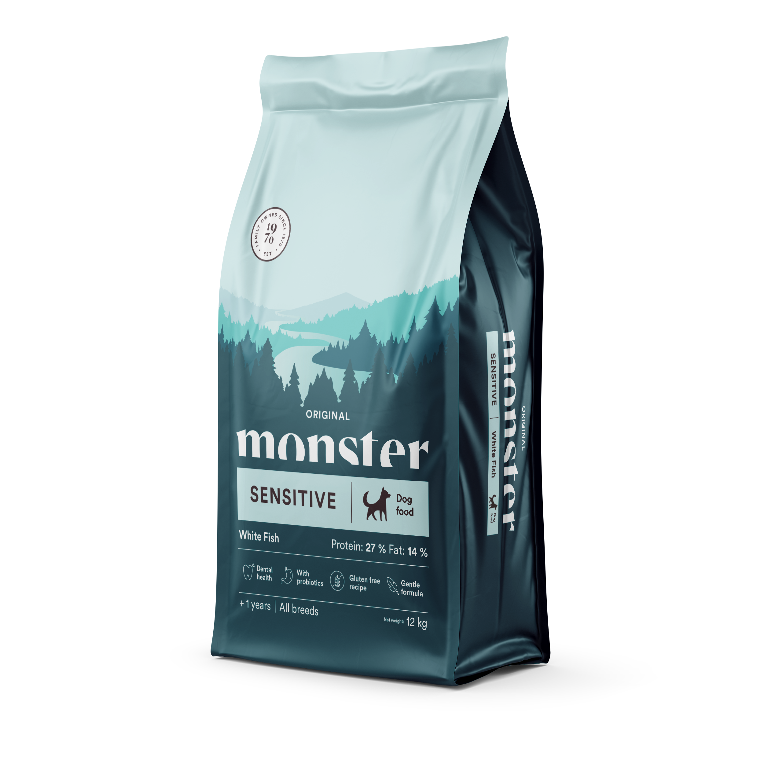 Original Sensitive White Fish Hundfoder 12kg