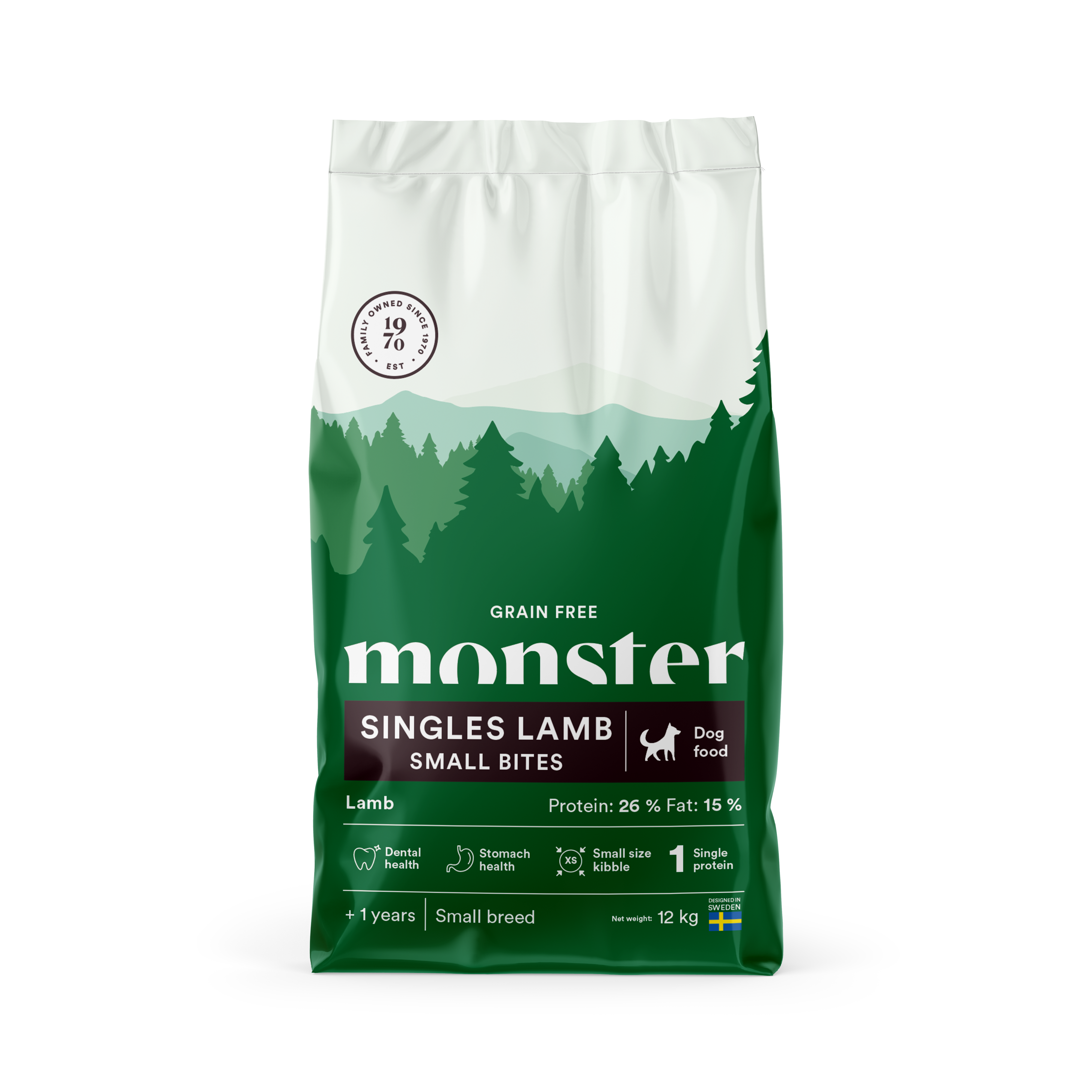 Grain Free Singles Lamb Small Bites Hundfoder 12kg