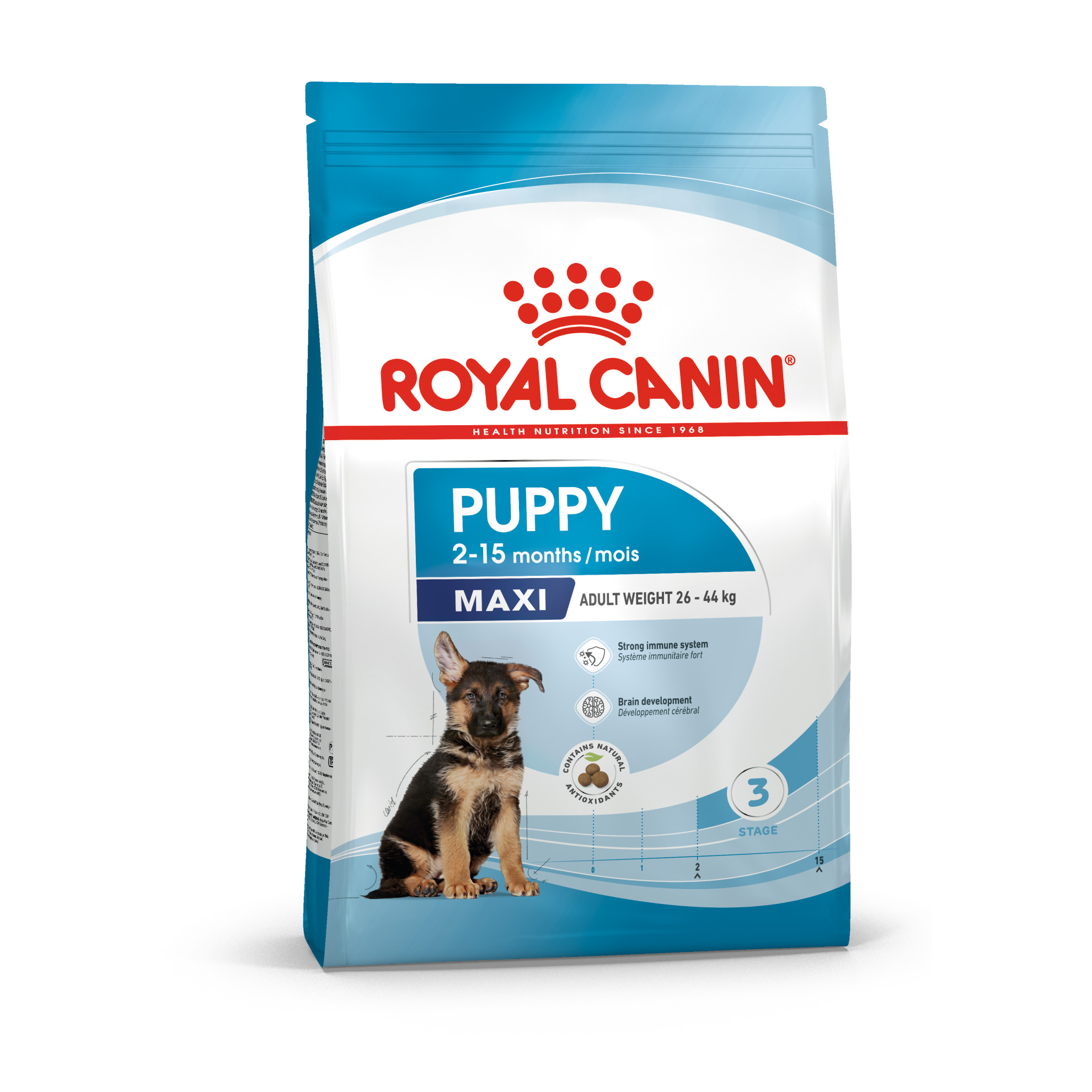 Maxi Puppy Torrfoder f&ouml;r hund 15kg