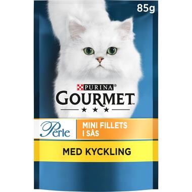Perle Mini Fillets Kyckling Våtfoder för katt 85g