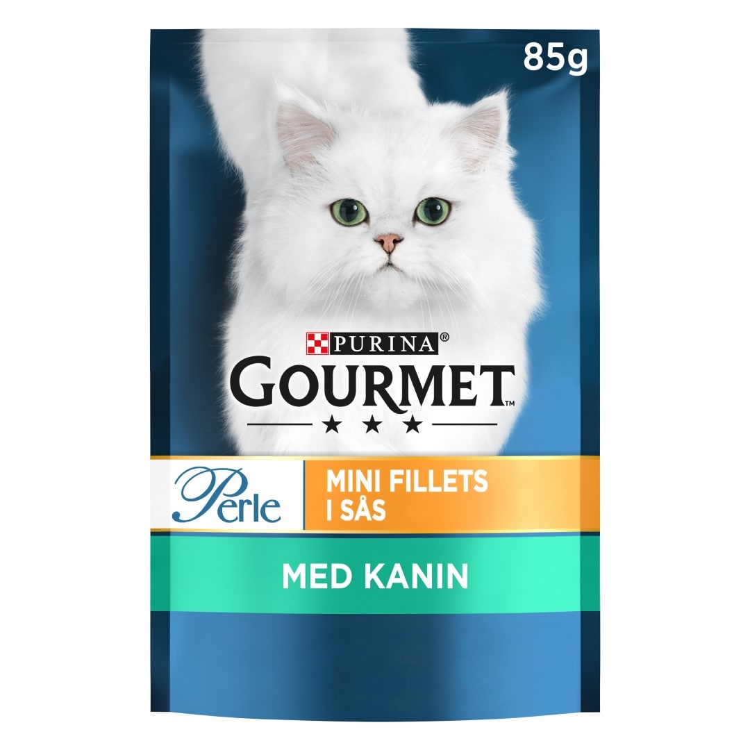 Perle Mini Fillets Kanin Våtfoder för katt 85g