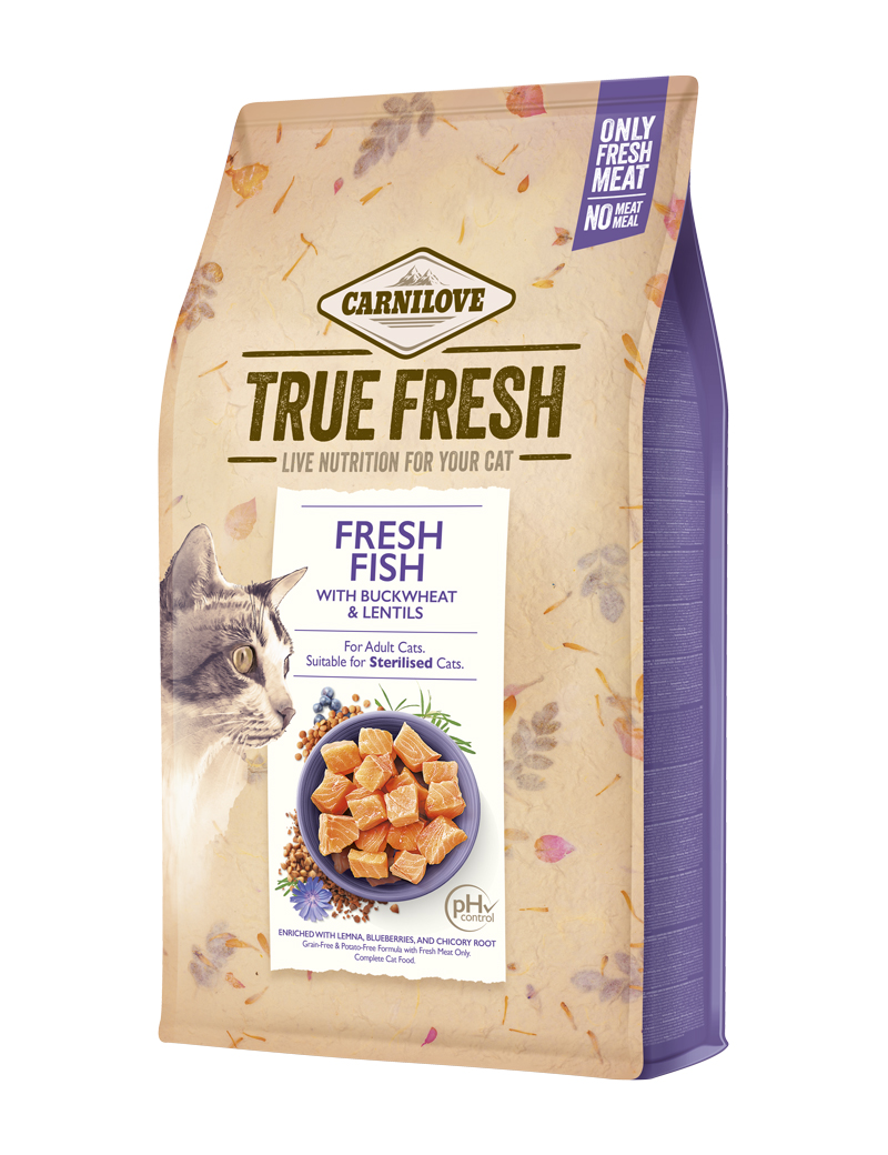 True Fresh Fish Torrfoder f&ouml;r katt 340g