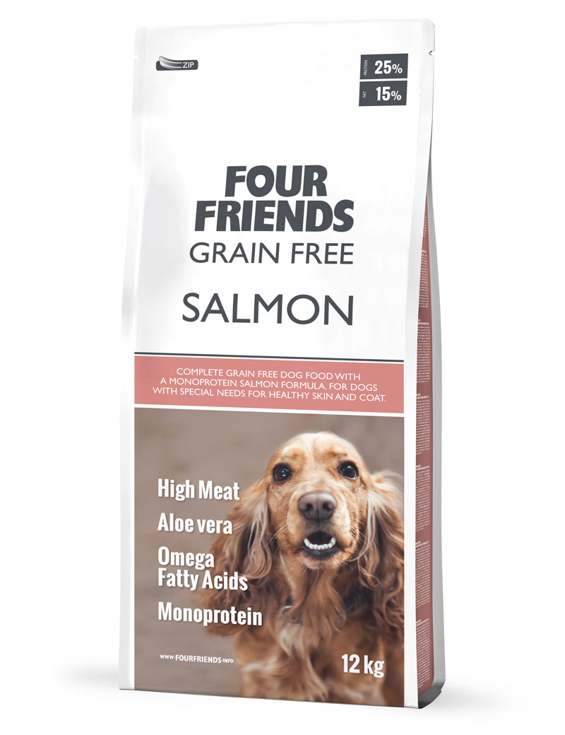 Grain Free Salmon Torrfoder f&ouml;r hund 12kg