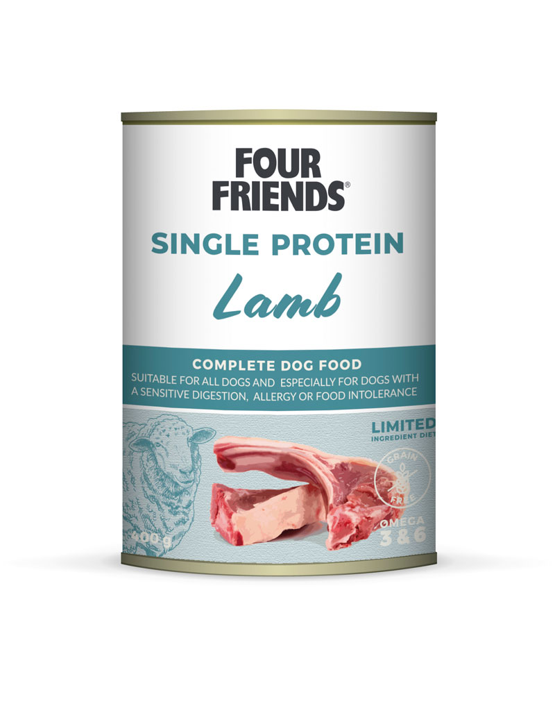 Single Protein Lamb Våtfoder för hund 400g