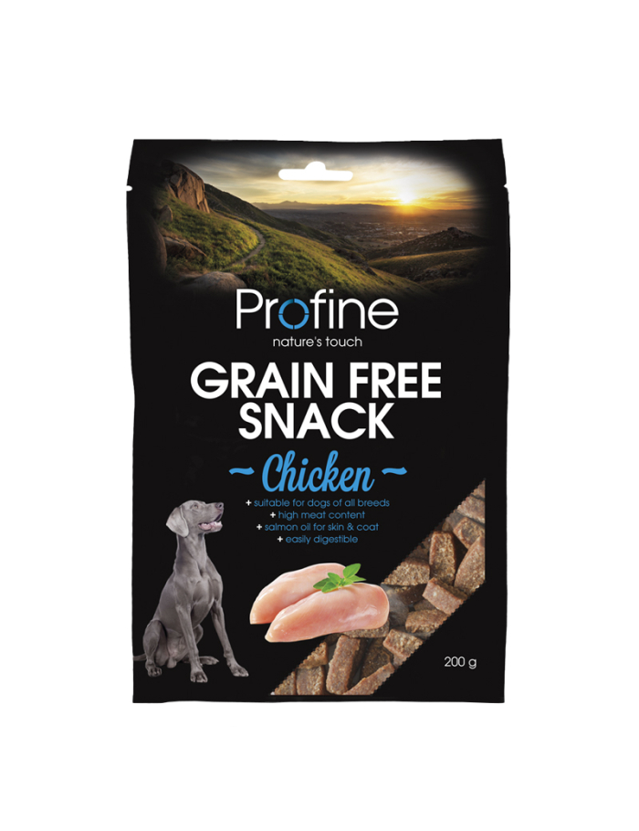 Hundgodis Grain Free Snack Chicken 200g