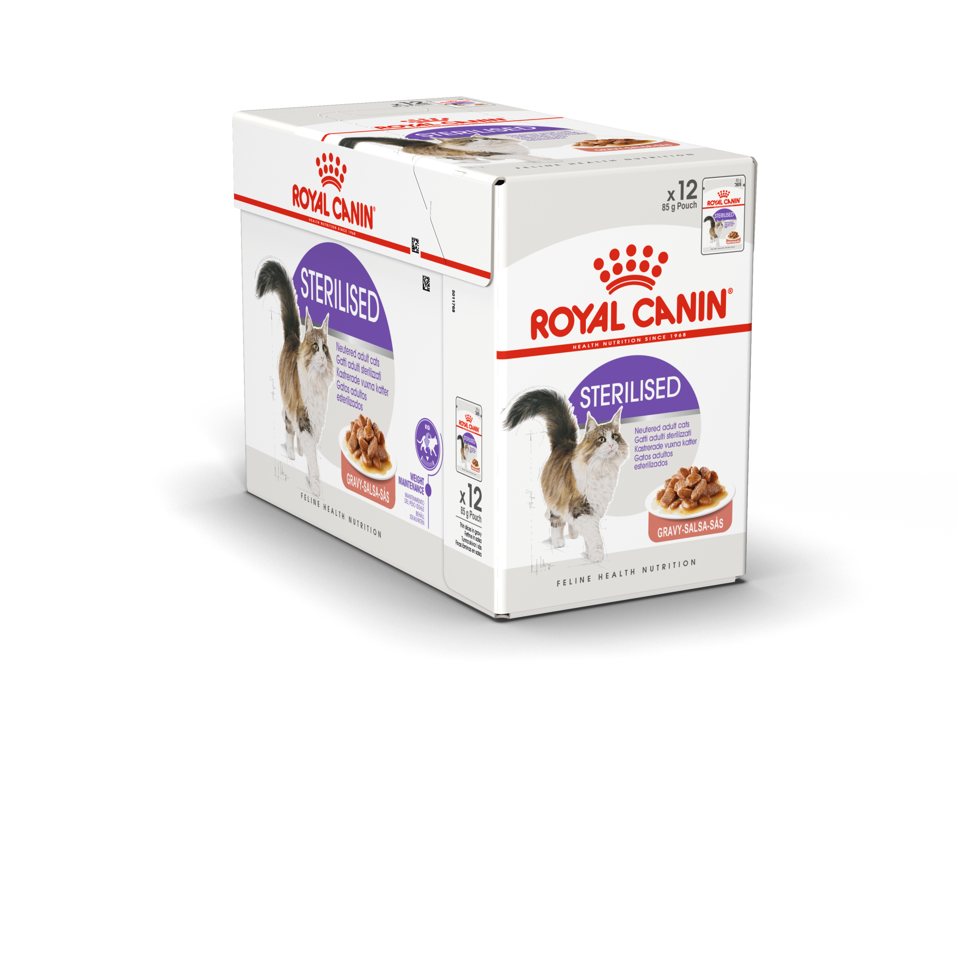 Sterilised Gravy V&aring;tfoder f&ouml;r katt 12x85g