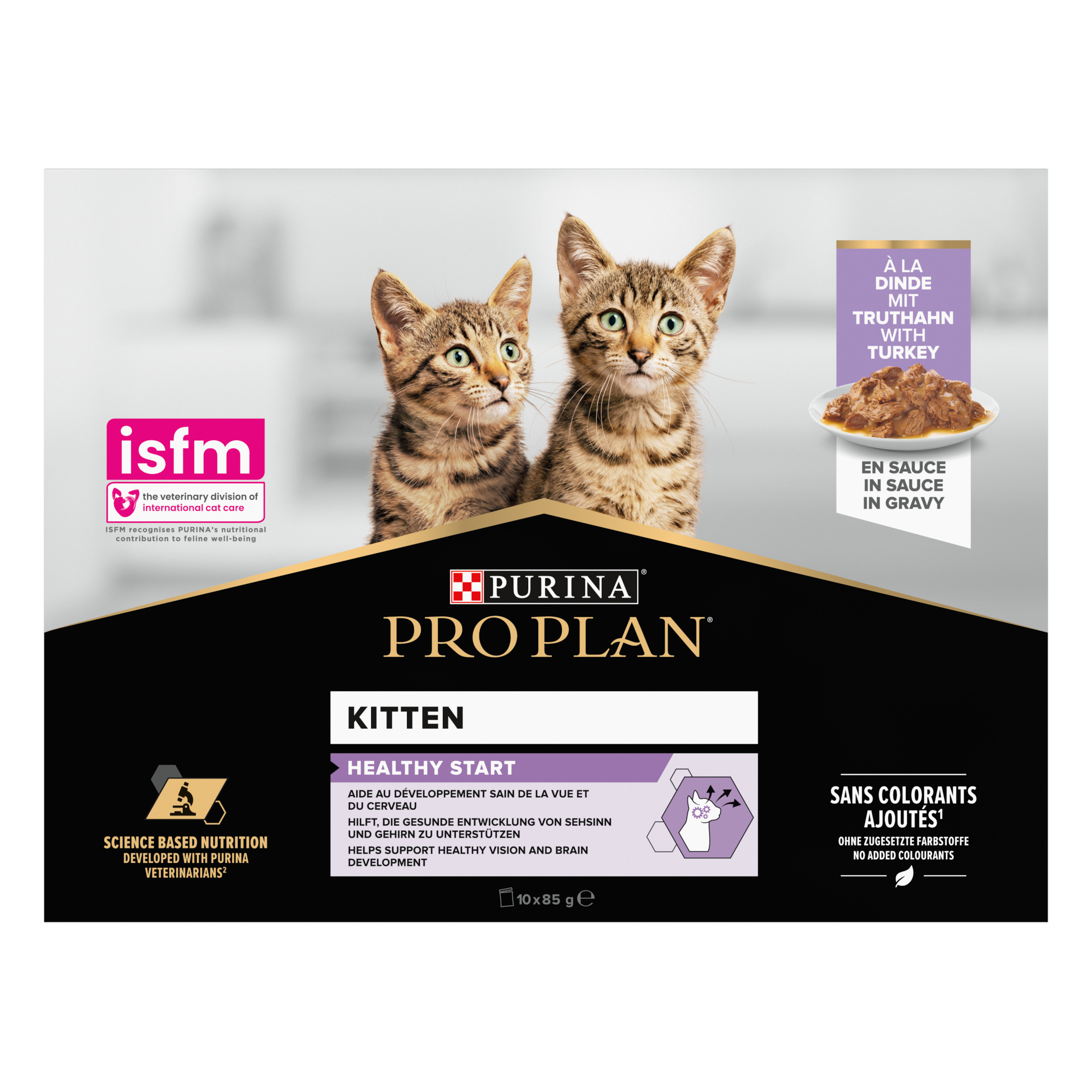 Kitten Healthy Start Turkey V&aring;tfoder 10x85g