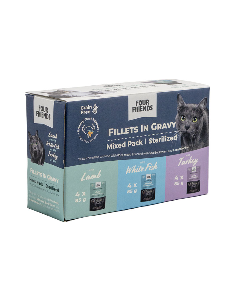 Sterilized Gravy Mix Våtfoder för katt 12p
