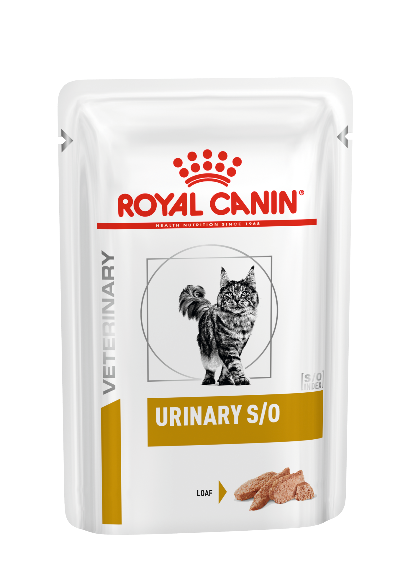 Bilde av Royal Canin Veterinary Diets Urinary S/o Loaf Pouch 12x85g Våtfôr Til Katt