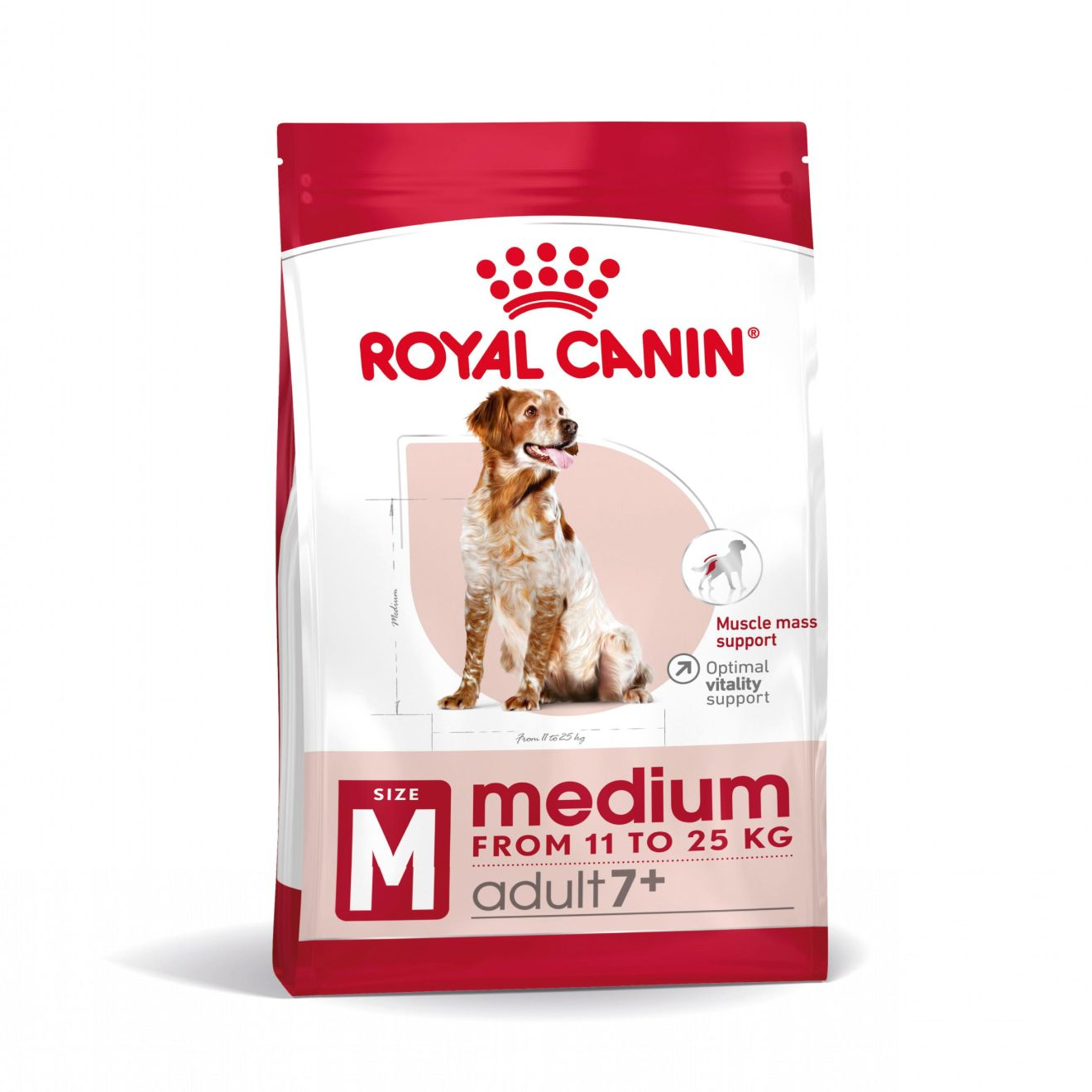Medium Adult 7+ Torrfoder f&ouml;r hund 15kg